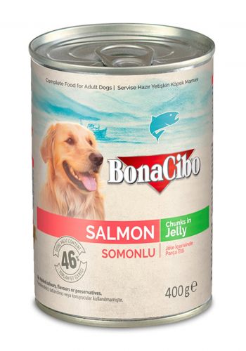 علبة طعام رطب للكلاب 400 غم من بوناجيبو Bonacibo wet food dog