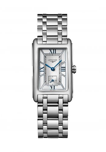 ساعة يد نسائية باللون  الفضي من لونجين Longines (l55124756) Women's Watch 