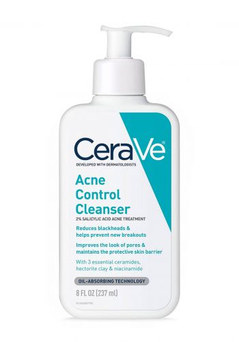 غسول الوجه حب الشباب بحمض الساليسيليك %2 من سيرافي Cerave Acne Control Cleanser