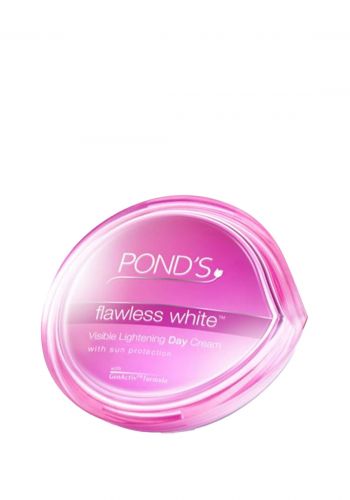 كريم مبيض للبشرة مع عامل حماية من اشعة الشمس 50 غرام من بوندزPonds Flawless White Day Cream SPF 18 PA++