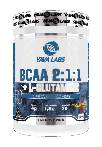 Yava Labs BCAA 2:1:1 Energy drink Food Supplement مكمل غذائي مشروب الطاقة 300 غرام من يافا لابس