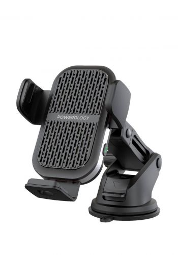 شاحن لاسلكي للسيارة Powerology pccsr009 Dual Coil Car Mount Wireless Charger 15W 