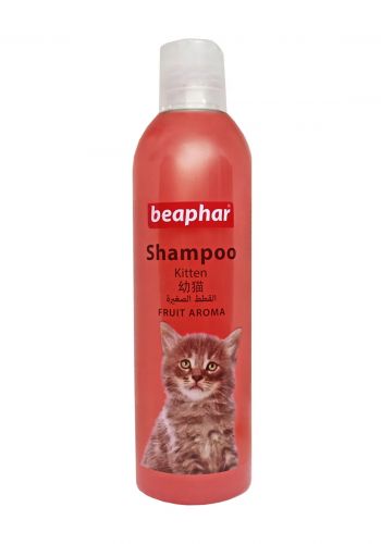 شامبو بخلاصة الفواكه للقطط الصغيرة ( الكتن )  250 مل من بيفار Beaphar shampoo