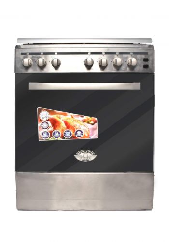 طباخ ستيل اربع عيون 60*60سم من اوسكار Oscar gas cooker