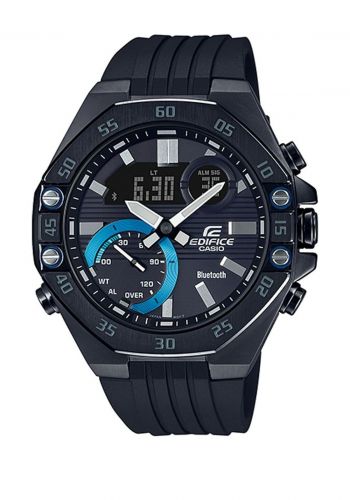 ساعة يد رجالية باللون الاسود من كاسيو Casio ECB-10PB-1ADF Smartphone Link Men's Watch
