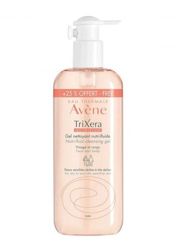 جل منظف للوجه و الجسم للبشرة الحساسة 500 مل من افين Avene Trixera Nutrition Cleansing Gel 