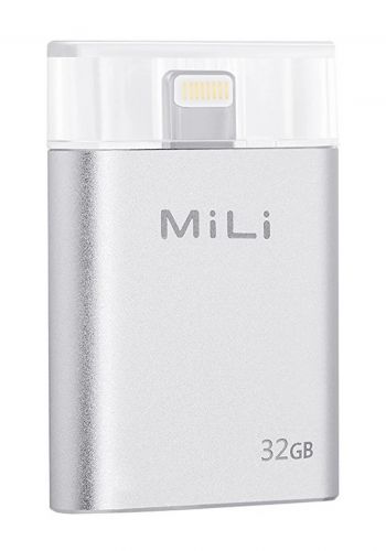 MiLi iData Pro HI-D92 32GB Lightning + Micro USB - Silver  فلاش من ميلي