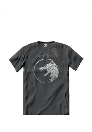 تيشيرت رجالي رصاصي اللون من مستر بلاك Mr Black Men's T-shirt