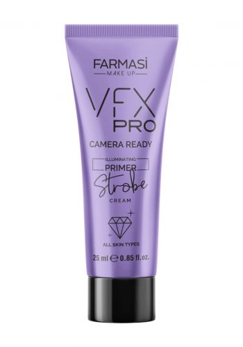 برايمر لجميع انواع البشرة 25 مل من فارمسي Farmasi Vfx Pro Camera Ready Luminous Primer

