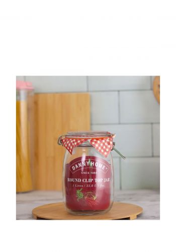 مرطبان حفظ طعام زجاجي 1 لتر من داني هوم Danny Home Glass Jar