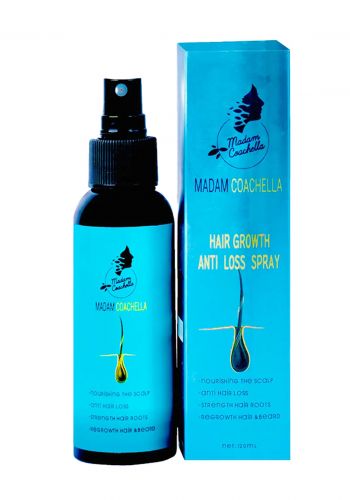  بخاخ معالج لتساقط الشعر من مدام كوتشيلا 120 مل  Madam Coachella Hair Growth Anti Loss Spray