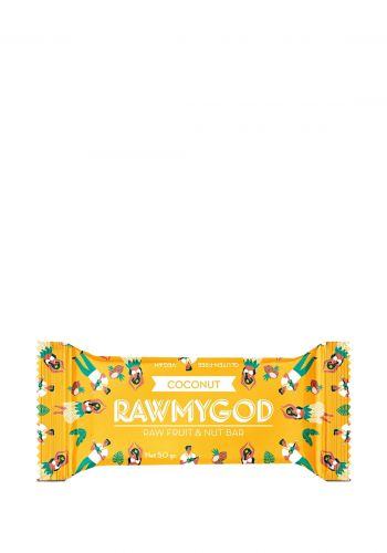 لوح بروتين  نكهة جوز الهند 40 غم من راوسوم Rawsome Coconut Bar
