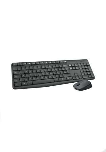 كيبورد عربي وانكليزي وماوس لاسلكي- Logitech MK235 Wireless Keyboard and Mouse Combo