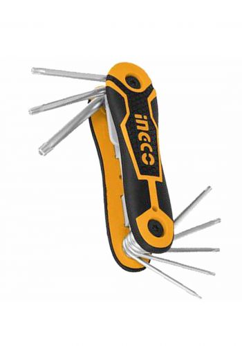 مفك (النكي) عقرب نجمة 8 قطع من انجيكو Ingco HHK14083 Hex key