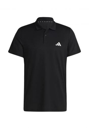 تيشيرت رجالي باللون الاسود من اديداس Adidas IB8103 Men's Train Essentials Training Polo Shirt