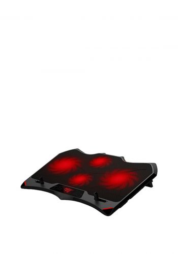 Havit HV-F2081 Gaming Cooling Pad-Blackحامل لابتوب مع 4 مراوح للتبريد من هافت