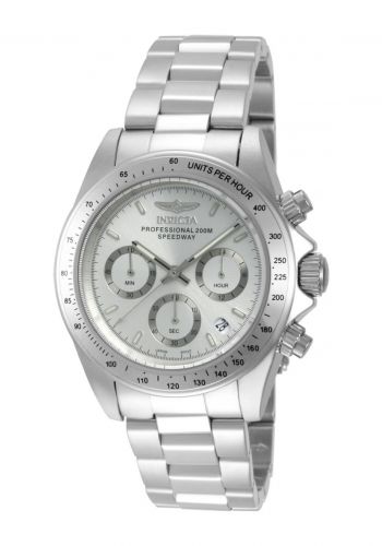 ساعة يد رجالية باللون الفضي من انفيكتا Invicta 14381 Speedway Men's Watch