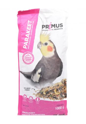 علف طيور كوكتيل 1 كيلو غرام من بريموس PRIMUS Premium food by benelux