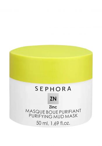 ماسك طيني لتنقية البشرة المختلطة الى الدهنية 50 مل من سيفورا Sephora Purifying Mud Mask