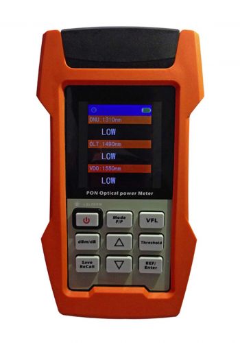 TriBrer AOF500C Optical Power Meter - Orange مقياس طاقة الألياف الضوئية