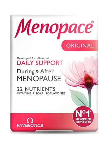 مكمل غذائي يومي متكامل 30 حبة من مينوبيس Menopace Original Daily Support Vitamins
