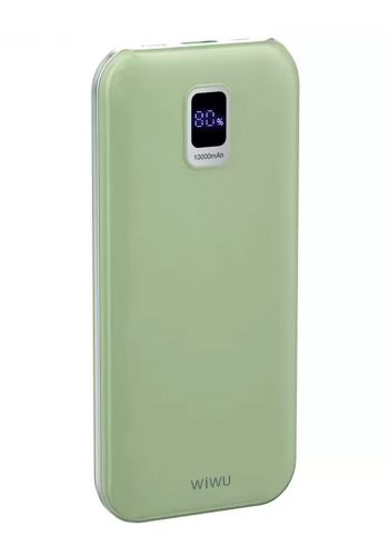 شاحن محمول من ويوو Wiwu JC-16  Magnetic Wireless Charging 10000 Mah Power Bank - green