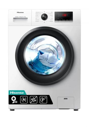 غسالة ملابس تحميل امامي 9 كيلو غرام  من هايسنس Hisense WFPV9014EM Front Loading Washing Machine