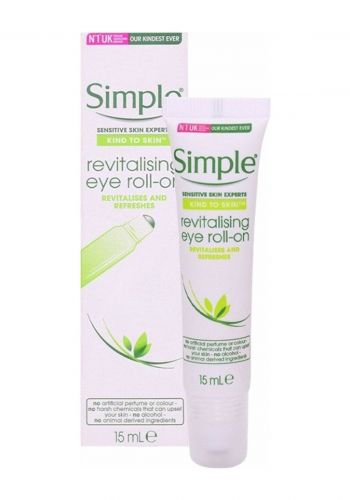رول معالج لمنطقة حول للعين 15 مل من سمبل Simple Revitalising Eye Roll On