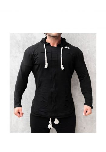 بلوز رياضي للرجال اسود اللون من بدي انجنيرز Body Engineers Sport Wear 