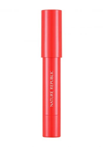 احمر شفاه 5.2 غرام الدرجة 03 من نيجر ريببلك Nature Republic By Flower Eco Crayon Lip Rouge - Peach Coral 