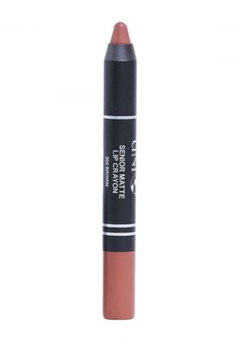قلم تحديد الشفاه 2.8 غم درجة 202 من ميكاب يوني Makeup Uni Senior Matte Lip Crayon
