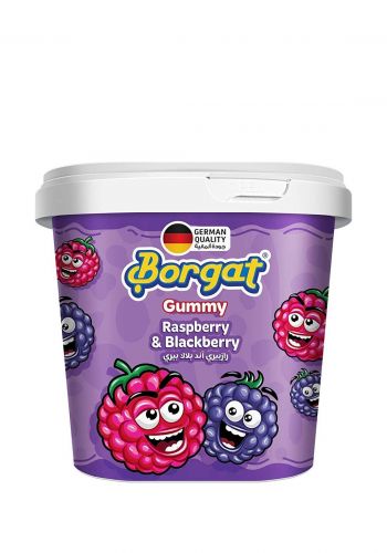 حلوى الجيلاتين بنكهة التوت الاحمر والاسود 12 علبة × 175 غرام من بورجات Borgat Raspberry And Blackberry Gummy Candy
