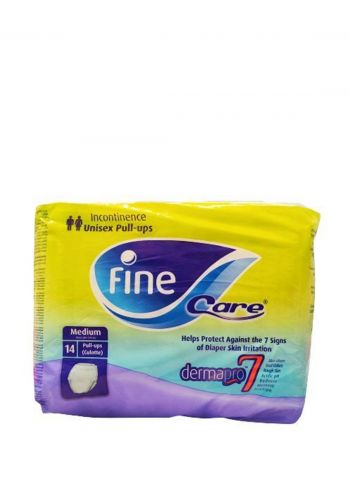 حفاظات كبار السن حجم 14 قطعة وسط فاين كيلوت Fine Adult Diapers 
