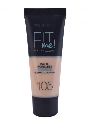 Maybelline Fit Me Foundation Cream 30ml Natural Ivory No:105 كريم اساس

