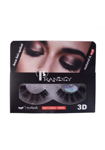 Brandly Cosmetics 3D no.14 False Eyelashes رموش صناعية