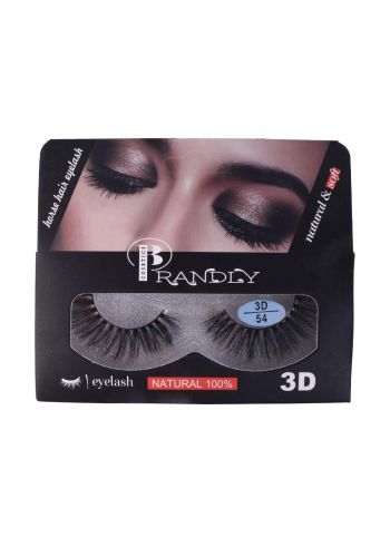 Brandly Cosmetics 3D no.54 False Eyelashes رموش صناعية