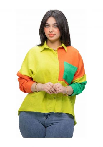 قميص نسائي بأكمام طويلة 