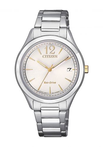 Citizen FE6124-85A Quartz Women Watch ساعة نسائية فضي اللون من سيتيزن