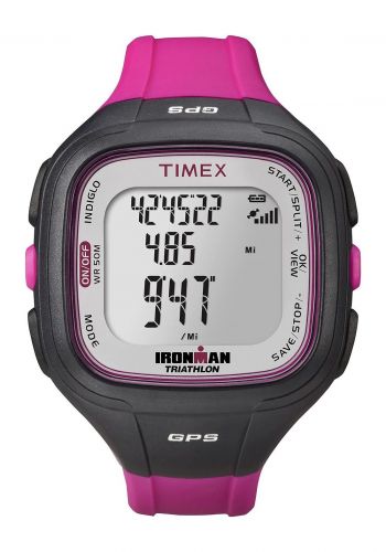ساعة نسائية رقمية من تايمكس Timex T5K753 Ironman Easy Trainer Women's Watch