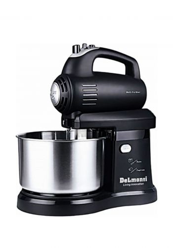عجانة كهربائية 4.5 لتر 650 واط من ديلموني Delmonti DL140-B Stainless Steel Stand Mixer