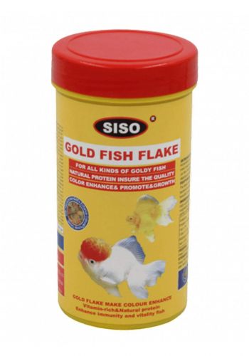Siso Gold Fish Flake طعام للاسماك 500 مل من سيسو