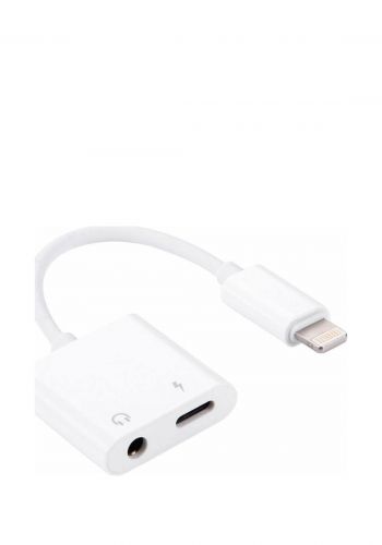 محول  MH030 Lightning To 3.5mm (2 in 1 ) Adapter