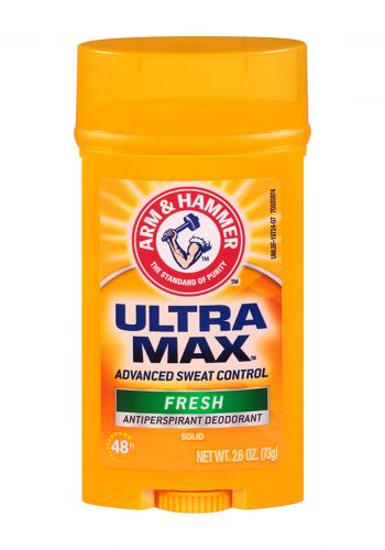 مزيل مضاد للتعرق  73 غرام من ارم اند هامر الترا ماكس  Arm & Hammer Ultra Max Solid Antiperspirant Deodorant Fresh