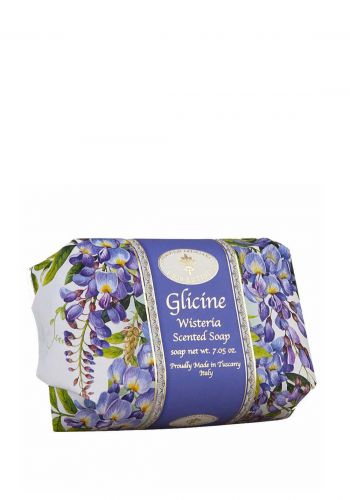 صابون برائحة زهرة الغليسين 200 غرام من صابون فيشو  Saponificio Glicine Soap