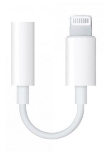 Apple Lightning to headphone jack 3.5 mm adapter-White موصل