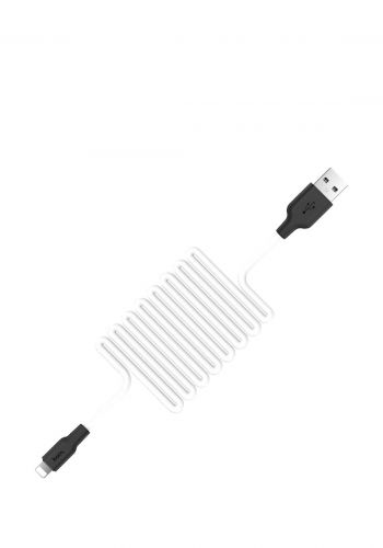 كيبل شحن 1 متر Hoco X21 USB To Lightning Charging Cable 