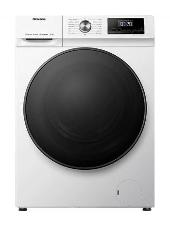 غسالة ملابس  تحميل امامي 12 كيلو غرام  من هايسنس Hisense WFQA1214JM Front Loading Washing Machine	