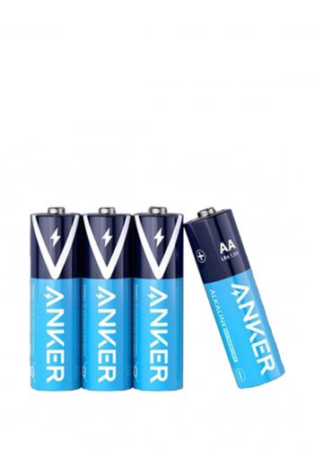 Anker AA Alkaline battries  بطاريات قلم من انكر- 4 قطع