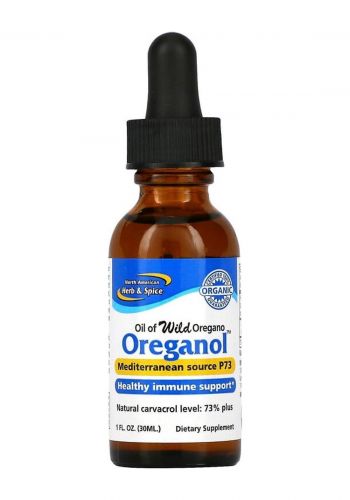 زيت الأوريجانو البري 30 مل من نورث اميريكان ايرب & سبايس North American Herb & Spice Oreganol Oil of Wild Oregano Dietary Supplement