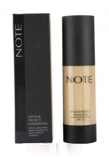 Note Detox And Protect Foundation كريم اساس 